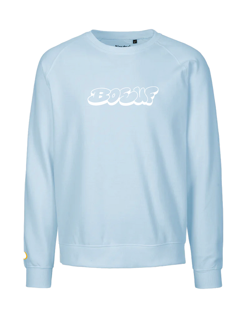 Boeuf Unisex Sweatshirt - Light Blue