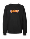 Oeuf Unisex Sweatshirt - Black