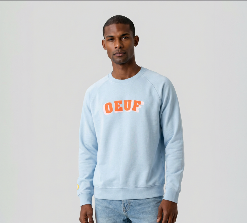 Oeuf Unisex Sweatshirt - Light Blue