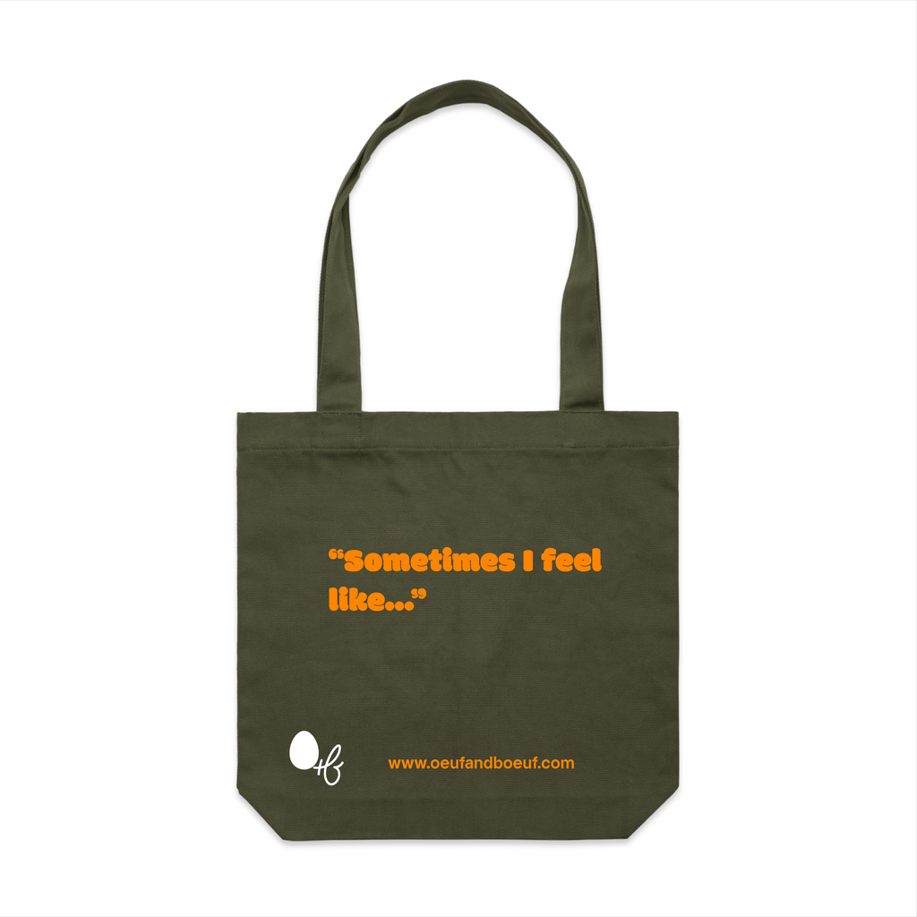 Oeuf & Boeuf Vinyl Tote