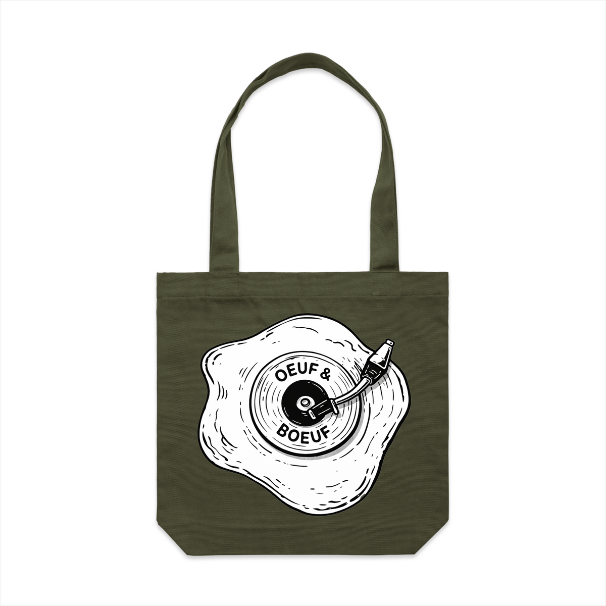 Oeuf & Boeuf Vinyl Tote