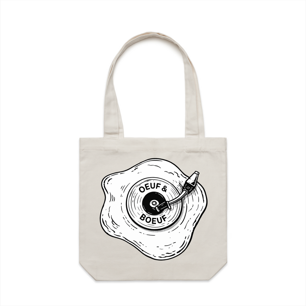 Oeuf & Boeuf Vinyl Tote