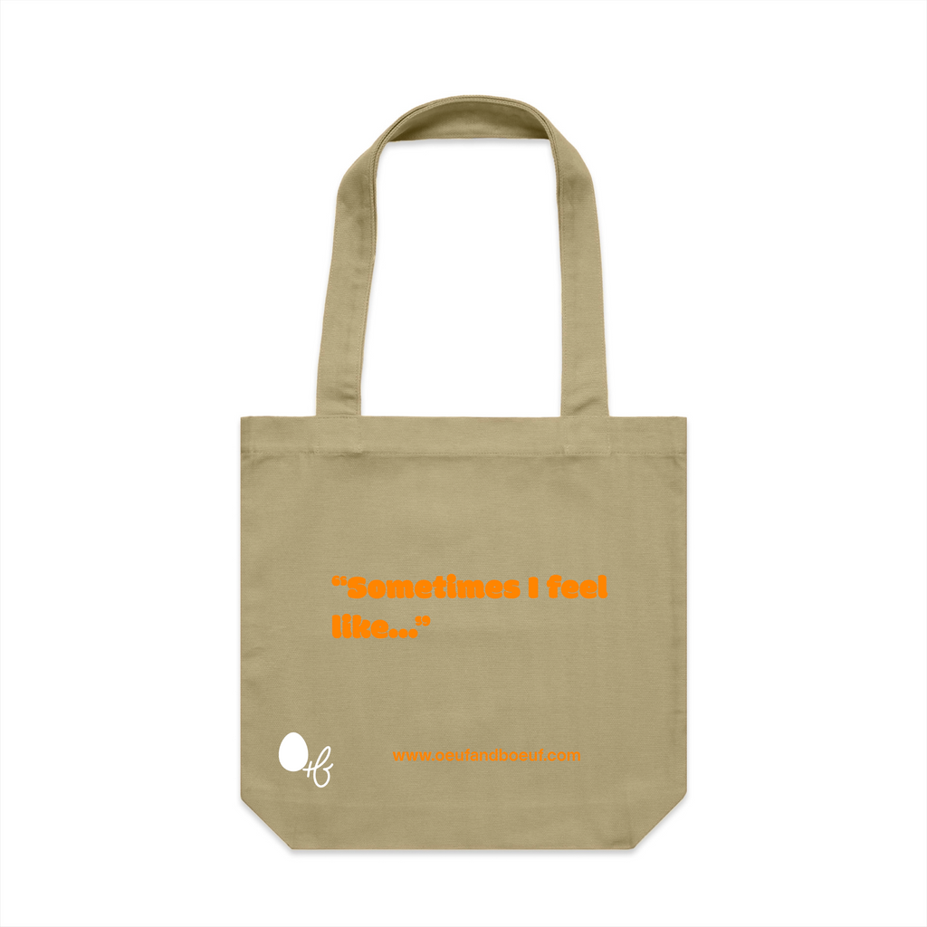 Oeuf & Boeuf Vinyl Tote
