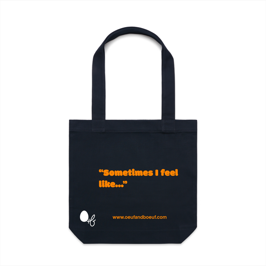 Oeuf & Boeuf Vinyl Tote